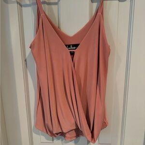 Ladies size small coral/flesh cami from Lulus.